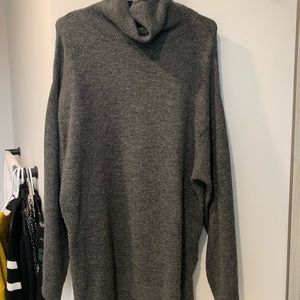 Extra long cozy sweater